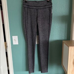 Reebok Black and White Patterned Leggings